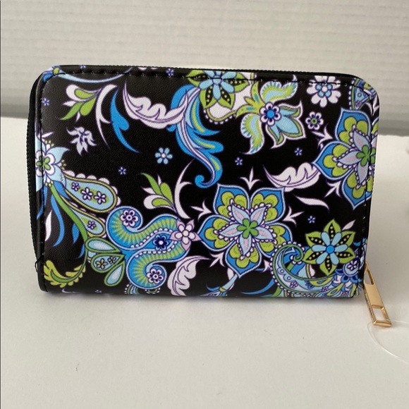 Handbags - 🌿2/$20 Elegant Multi-Colored Floral Wallet – Chic & Functional